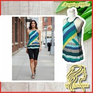 Tommy Bahama NEW - Sz M - Sunspot Tide Halter Top - 12705 Palm Coastal Teal